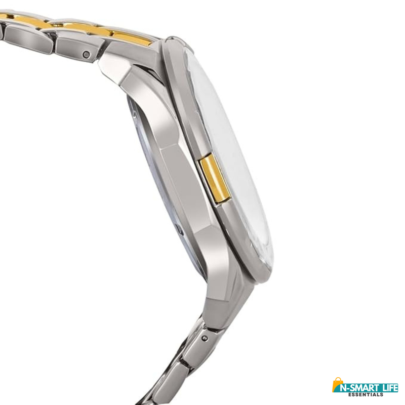 EDI_FICE X9-11003-11P Silver Golden Watch.