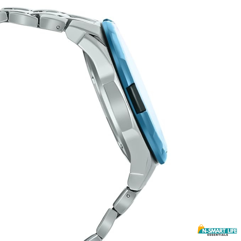 EDI_FICE-11004-11P EDI_FICE Silver Blue Dial Watch.