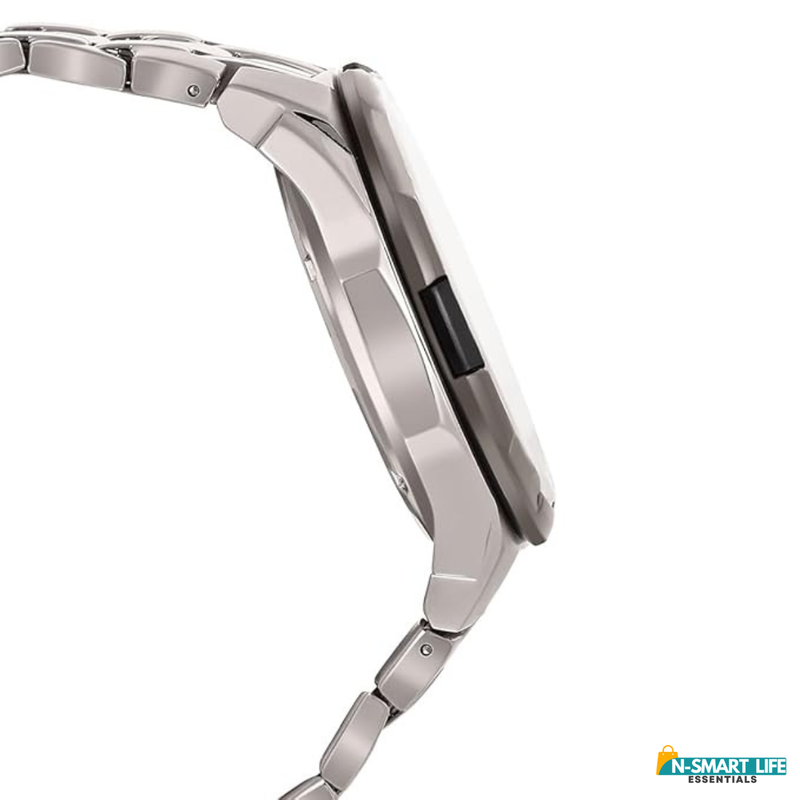 EDI_FICE -11005-11P Silver Black Analog Watch.