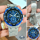 G -1A2110239 Silver Blue Dial Watch.