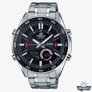 ED-1A2110 Edifice Stainless Steal Black Dial.