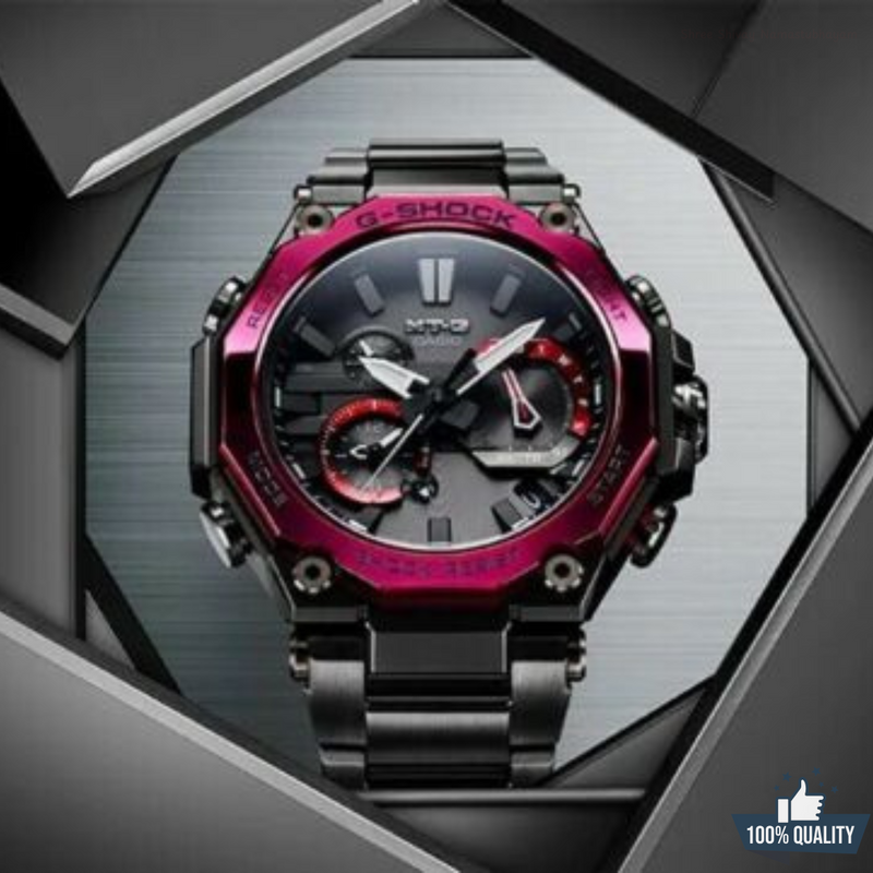 MT-GT21100 Black Purple Watch.