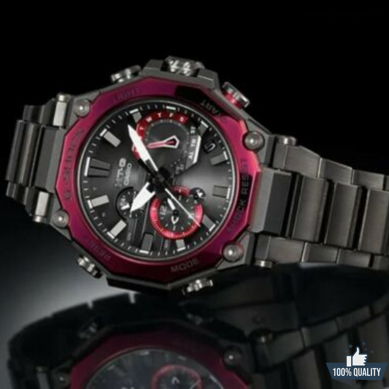 MT-GT21100 Black Purple Watch.