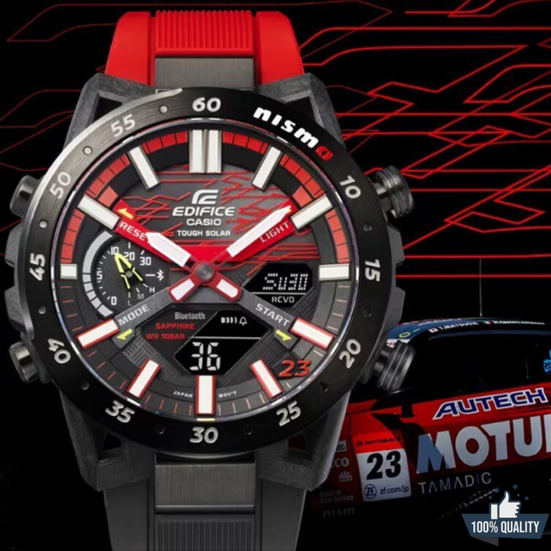 Edifice-T21100  Edifice SOS Red Honda Watch.