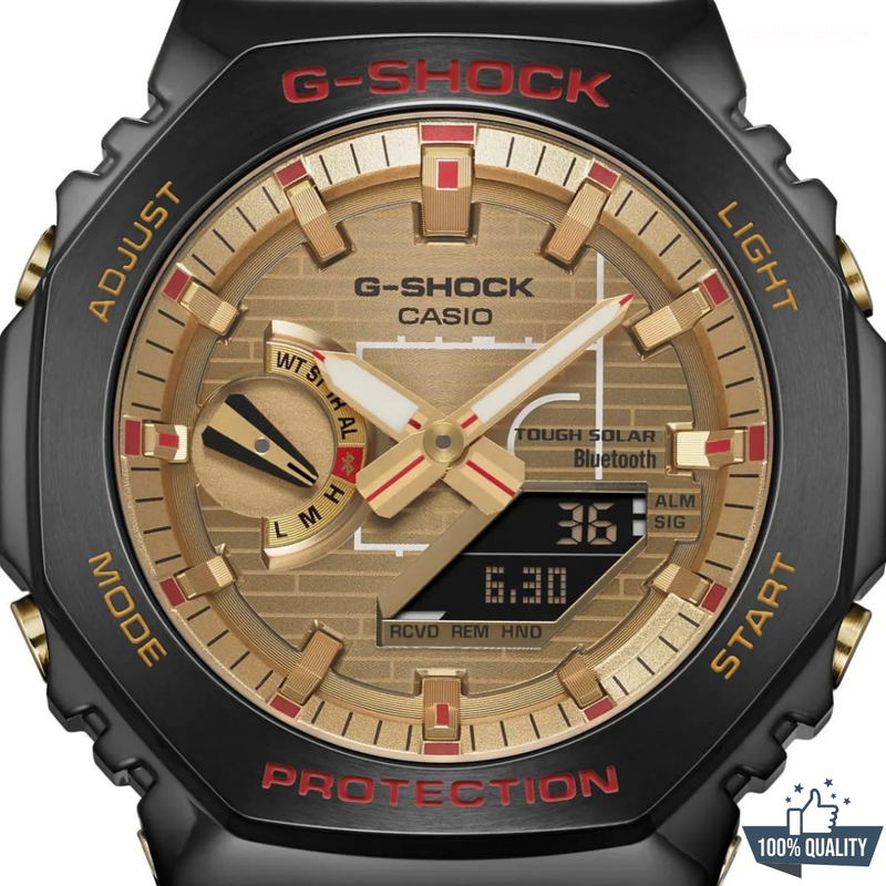 G -210012 Premium Black Golden Watch.