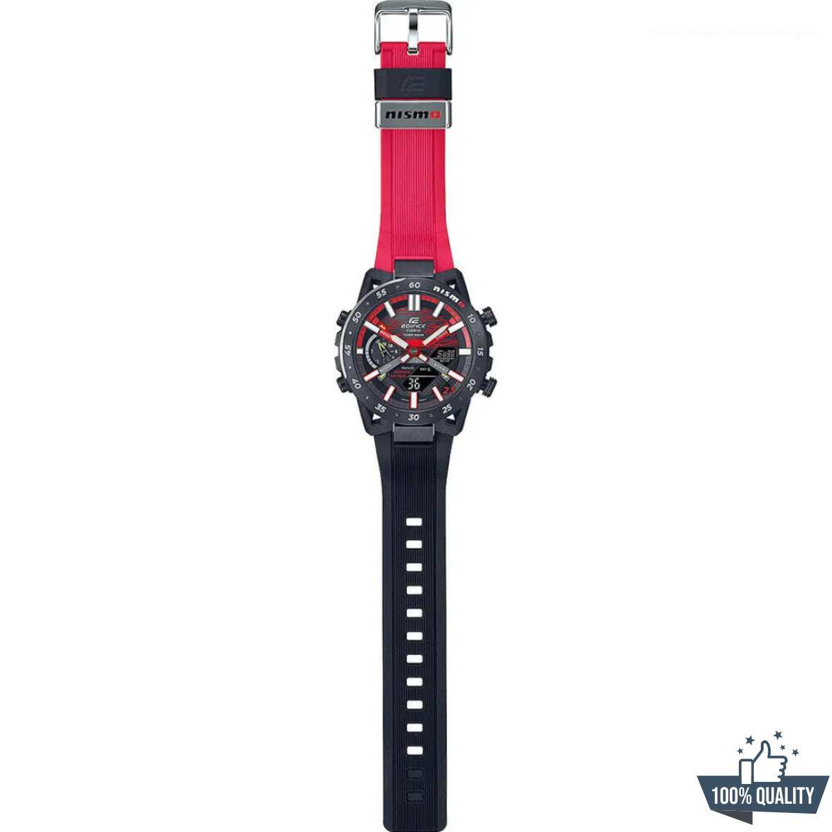 ECB-T21100 Edifice SOS Red Honda Watch - Image 2